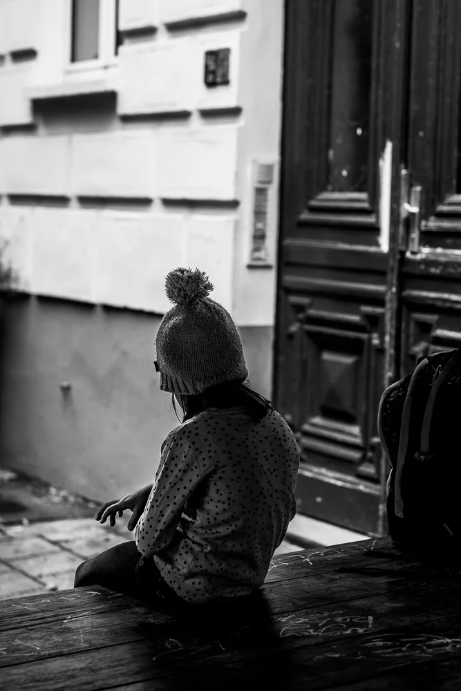 Little girl. Photograph by Adelina Persa.