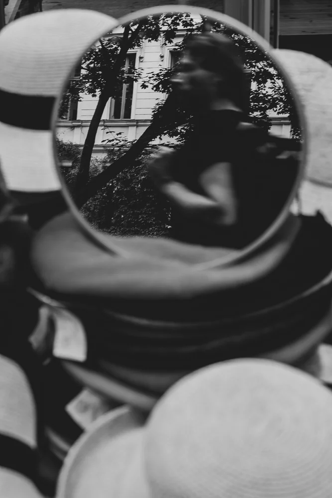 Man passing by. Photograph by Adelina Persa.